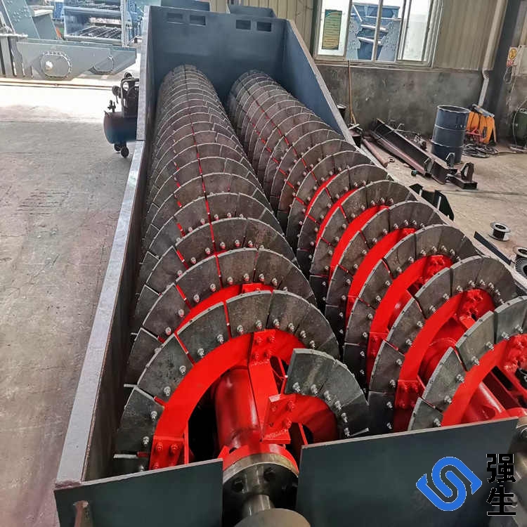 絞龍雙螺旋式洗砂機