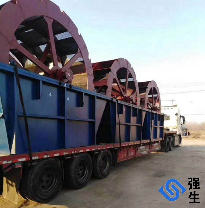 輪斗式洗砂機(jī)現(xiàn)場安裝調(diào)試實景拍攝